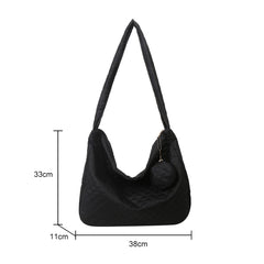 Women Lattice Shoulder Bag Casual Quilted Crossbody Bags Large Capacity Handbags