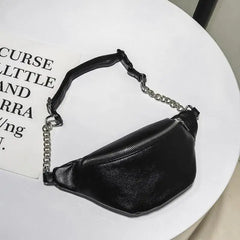 Women Leather Waist Belt Bag for Travel and Outdoor Activities