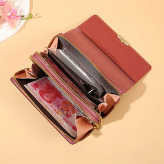 Women PU Leather Crossbody Bags Ladies Party Solid Adjustable Shoulder Strap