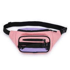 Women Canvas Chest Pack Leisure Pocket Hip Hop Waist Bag