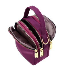 Women's Nylon Crossbody & Tote Handbags Small Square Bags for Phones