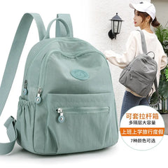 Women Nylon Casual Backpacks Shoulder Tote Handbags for Travelling Sports