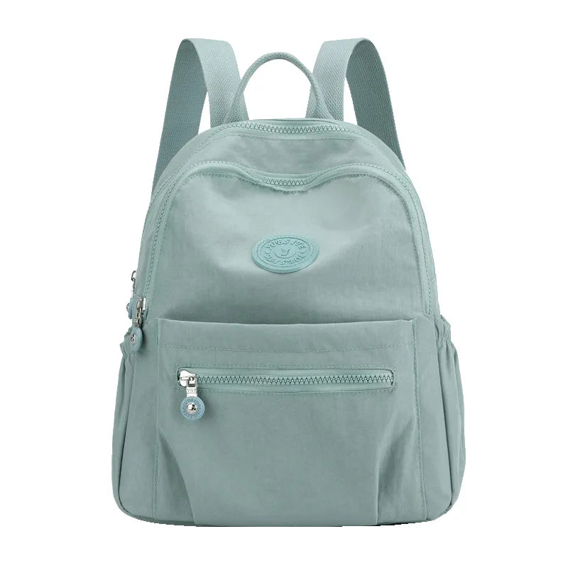 Women Nylon Casual Backpacks Shoulder Tote Handbags for Travelling Sports