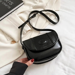 Women PU Leather Shoulder Bag Retro Small Crossbody Bag Female Casual Ins Messen