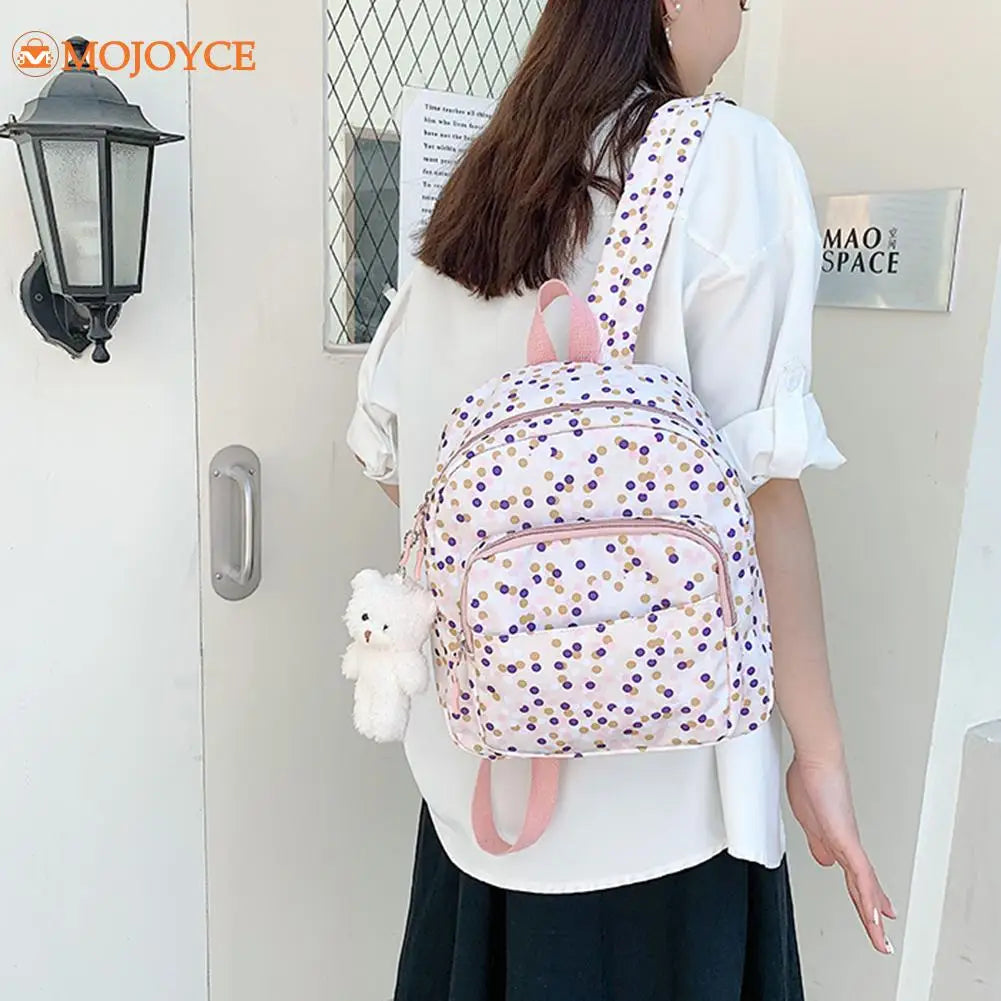 Nylon Preppy Style Backpacks Hit Bag Shopping