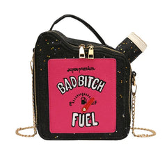 Sequin Crossbody Bag Gasoline Handbag Shoulder Bag for Women