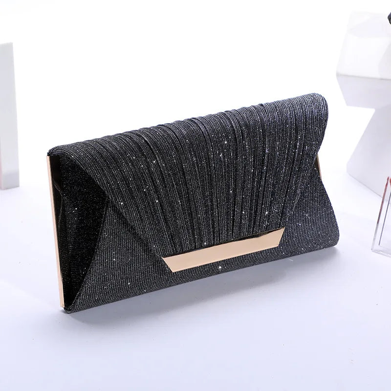 Sequined Clutch Wallet Chain Totes Shoulder Bag