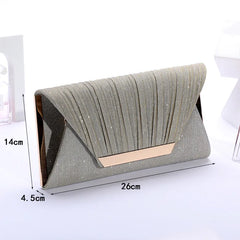 Sequined Clutch Wallet Chain Totes Shoulder Bag