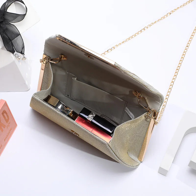 Sequined Clutch Wallet Chain Totes Shoulder Bag