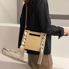 Women Shoulder Bags Bag Women Portable Messenger Bag Creative Silk Scarf Handbag