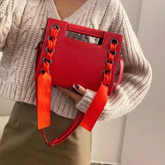 Women Shoulder Bags Bag Women Portable Messenger Bag Creative Silk Scarf Handbag