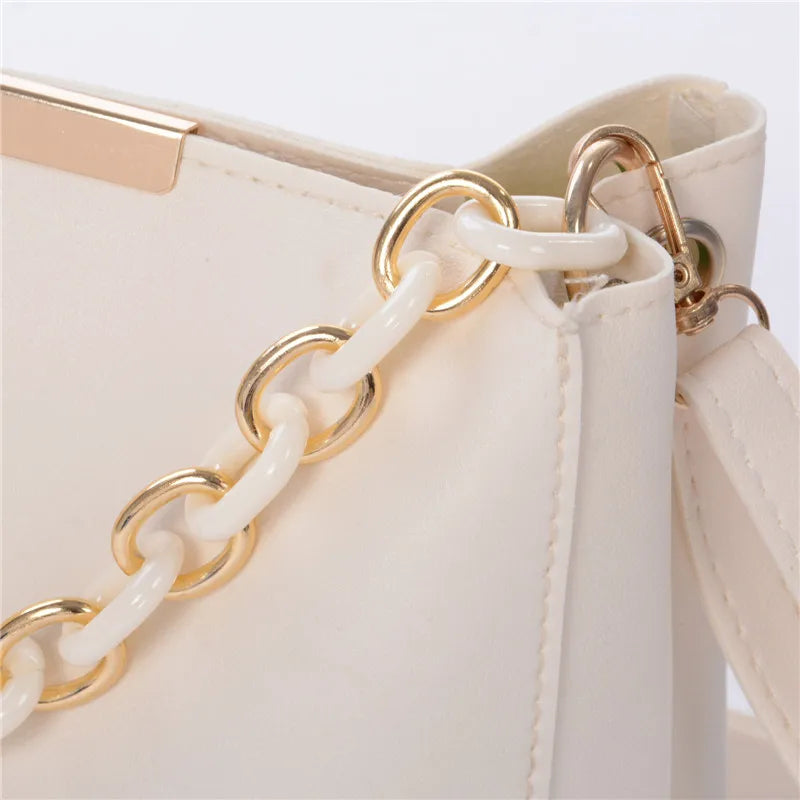 Green Crossbody Bucket Bag for Women Shoulder Bags