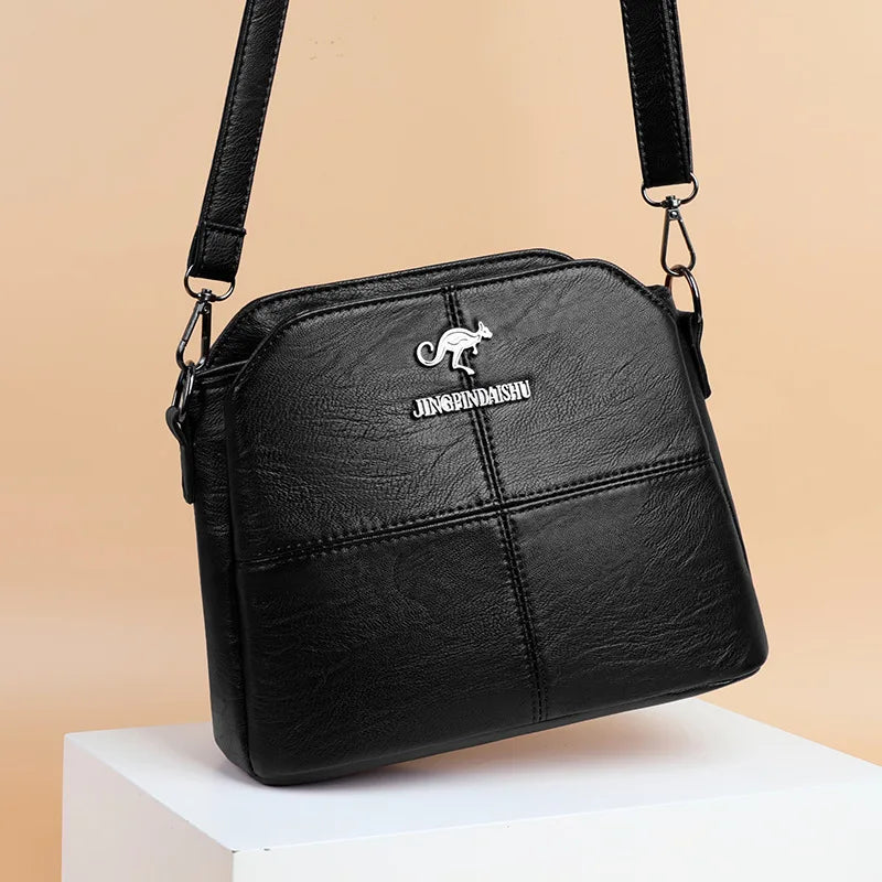 Women Shoulder Crossbody Messenger Small Hand Soft PU Leather Bag Side Purse