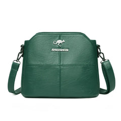 Women Shoulder Crossbody Messenger Small Hand Soft PU Leather Bag Side Purse