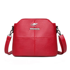 Women Shoulder Crossbody Messenger Small Hand Soft PU Leather Bag Side Purse