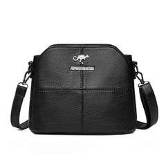Women Shoulder Crossbody Messenger Small Hand Soft PU Leather Bag Side Purse