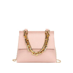Women Chain Small Square Crossbody Shoulder Ladise PU Purse