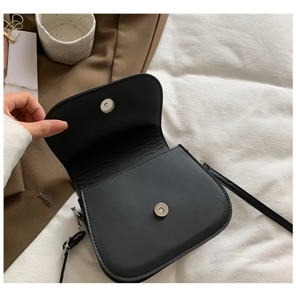 Women Letter Handbag Ladies PU Leather Shoulder Bag