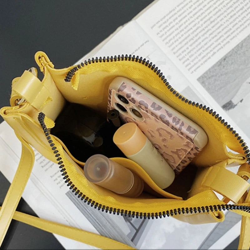 Women Small Crossbody Bag PU Leather Shoulder Messenger Clutch