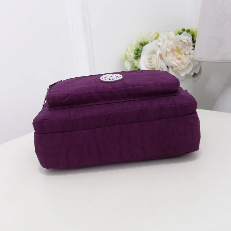 Waterproof Nylon Shoulder Bag Women Crossbody Bag