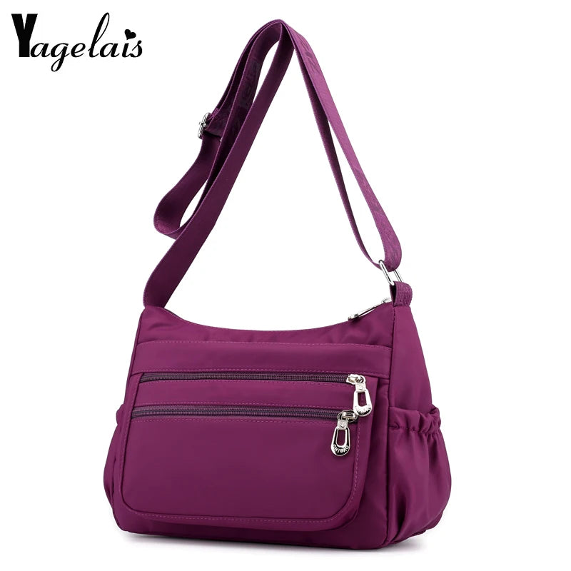 Waterproof Nylon Shoulder Bag High Bolsa Tote Ladies Crossbody Bag