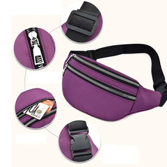 Women Waist Pack Cross Body Chest Bag Unisex Hip Bum Bag Travel Belt Bag