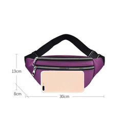 Women Waist Pack Cross Body Chest Bag Unisex Hip Bum Bag Travel Belt Bag