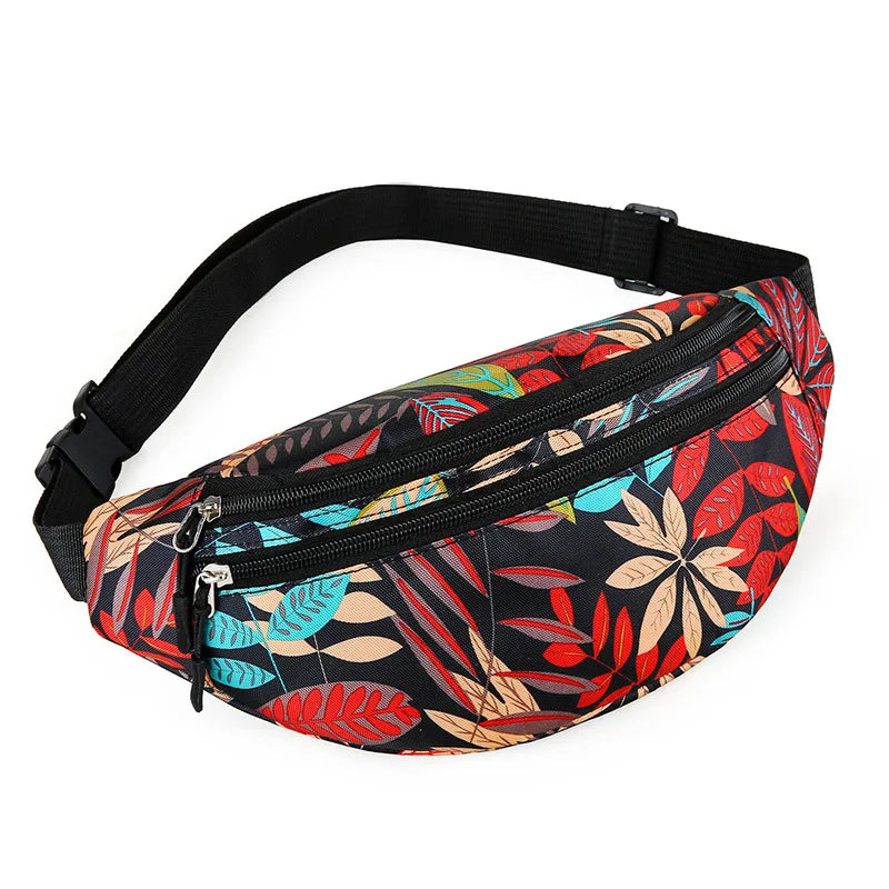 Women Waist Pack Crossbody Chest Bag Travel Belt Bag Sport Purse Pocket Phone Po