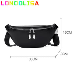 Women Waist Pack Fanny Pack Crossbody Chest Bag Hip Bum Pouch Travel Belt Sac