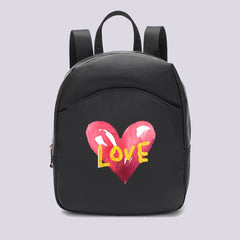 Waterproof Small Backpack Love Series Shoulder Bags for Girl