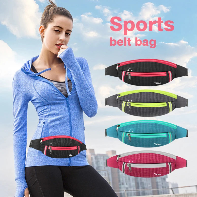 Women Waterproof Sports Waist Pack Multifunction Fitness Accessories