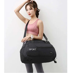 Women Fitness Gym Bag Female Outdoor Travel Shoulder Yoga Bag Training Luggage