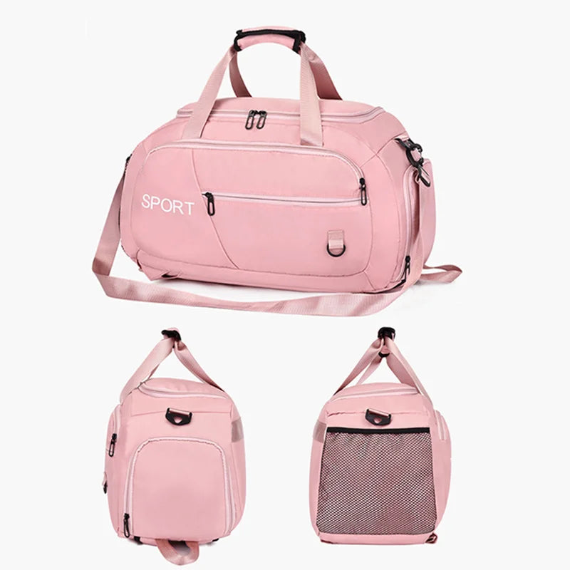 Women Fitness Gym Bag Female Outdoor Travel Shoulder Yoga Bag Training Luggage