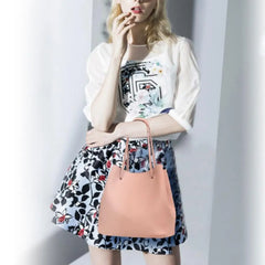 Women 4 Piece Handbag Set Shoulder Tote Crossbody Wallet Casual Female Bags
