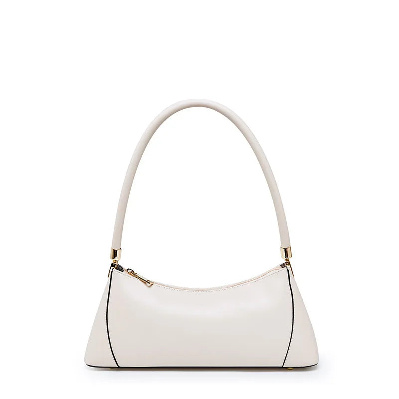 Women Leather Zipper Shoulderbag Handbag Purse French Bag High