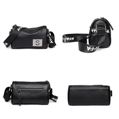 Women Leather Handbag Ladies Shoulder Bags Casual Letters Female Messenger Bag