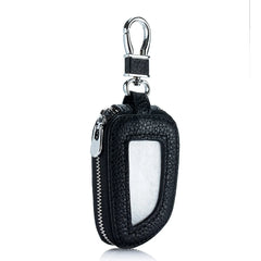 Leather Key Wallets Zipper Car Key Bag Large Capacity Key Case