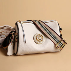 Women Leather Shoulder Bags Metal Lock Handbags Female Messenger Bag
