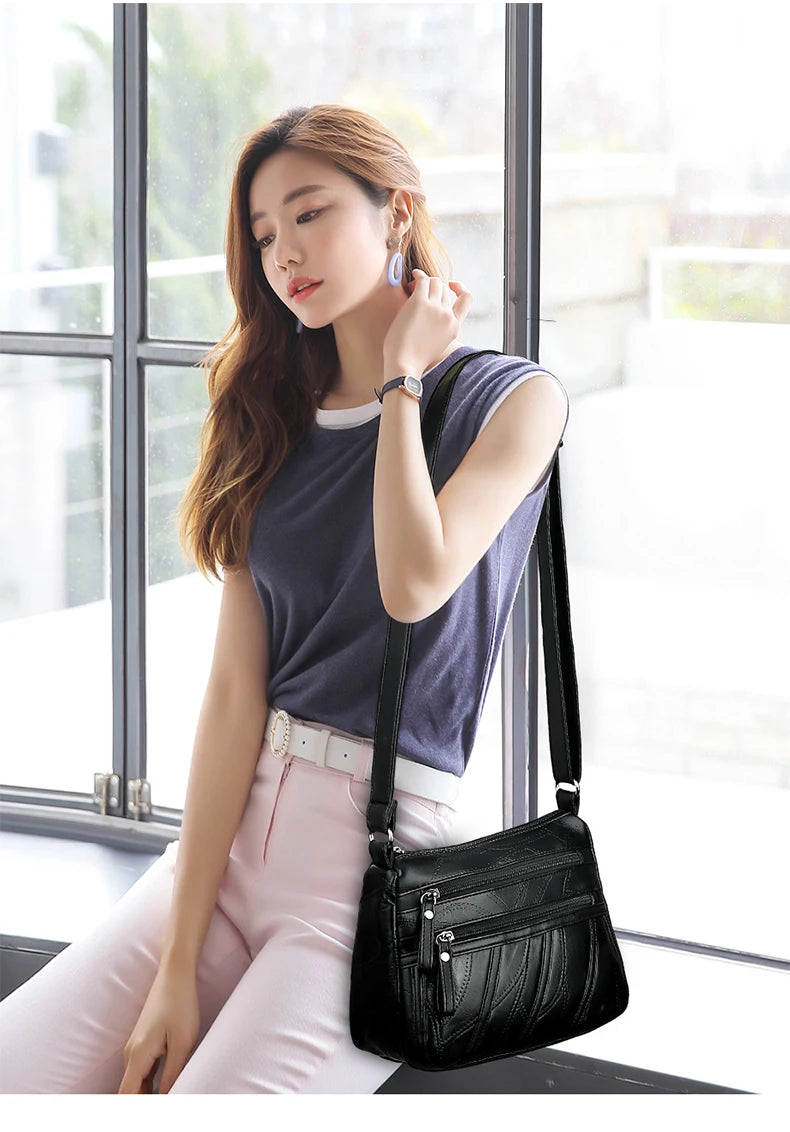 Women Leather Shoulder Bags Female Bags Crossbody Handbag