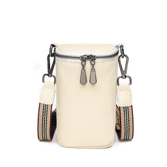 Leather Shoulder Bag Mini Crossbody Tote for Women