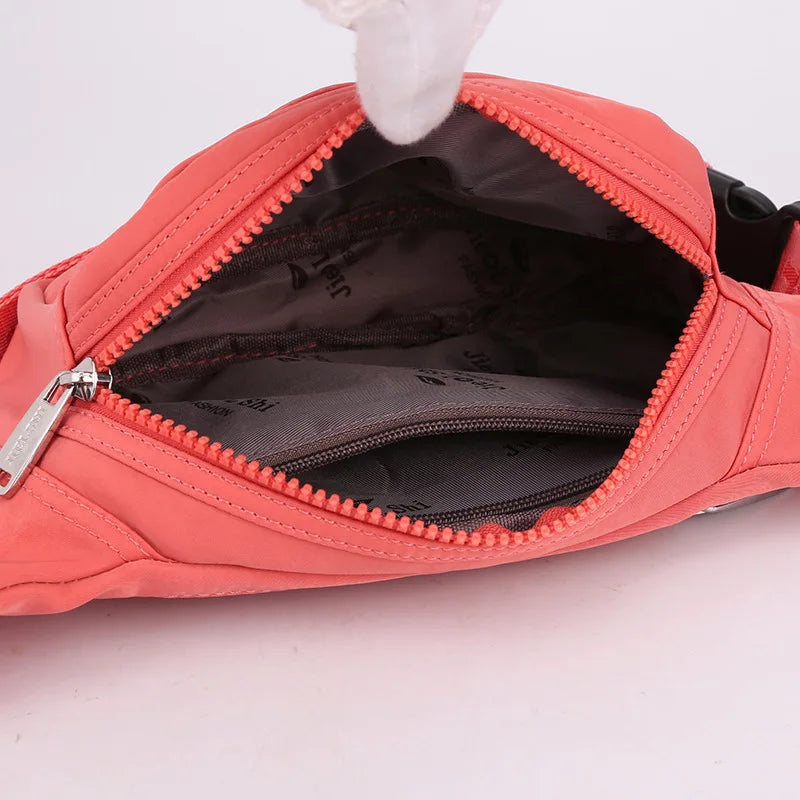 Women Casual Nylon Crossbody Shoulder Waist Packs Chest Bags