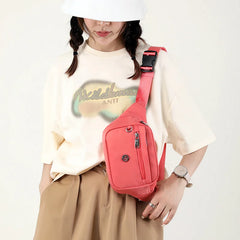 Women Casual Nylon Crossbody Shoulder Waist Packs Chest Bags