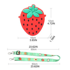 Fruit Shape Shoulder Handbag Phone Pouch Crossbody Bag Satchel Tote Purse