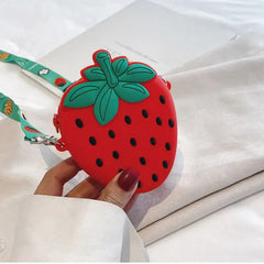 Fruit Shape Shoulder Handbag Phone Pouch Crossbody Bag Satchel Tote Purse