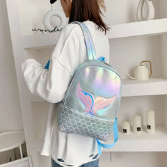 Sequin Glitter Bling Backpacks PU Leather Women Bag Mochila