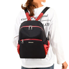 Women Girls Backpack Lightweight Waterproof Oxford Cloth Rucksack
