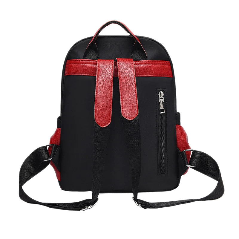 Women Girls Backpack Lightweight Waterproof Oxford Cloth Rucksack