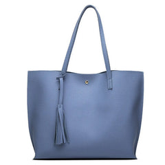 Tassel Shoulder Bag for Women Girls with Large Capacity