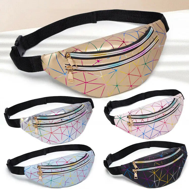 Women Girls Waist Fanny Pack Belt Bag Chest Pouch Hip Bum Bag Small Purse