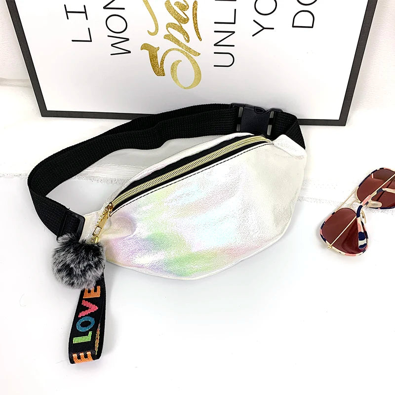 Women Girls Waist Pack Belt Outdoor Bag Pouch Hip Bum Bag